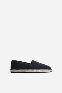 LEATHER ESPADRILLE