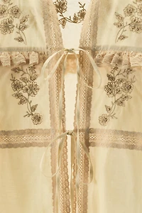 BLOUSE BRODÉE DENTELLE ÉDITION LIMITÉE