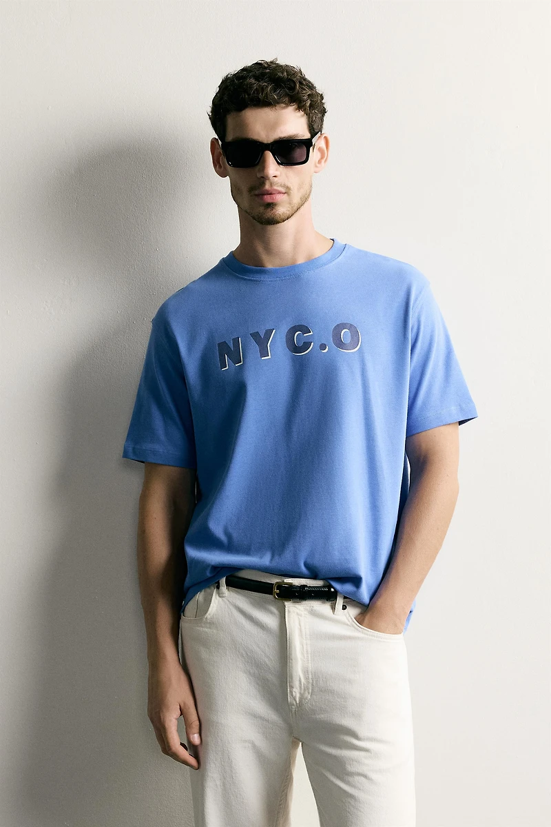 RELAXED FIT PRINTED T-SHIRT
