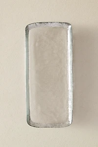 PLAT VERRE RECYCLABLE BORD DORÉ