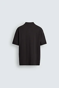 REGULAR FIT COTTON BLEND KNIT POLO