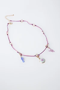INTERCHANGEABLE MULTI-CHARM NECKLACE