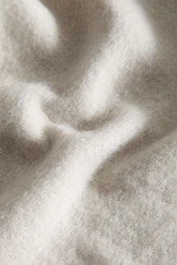 PLAID DOUX À FRANGES