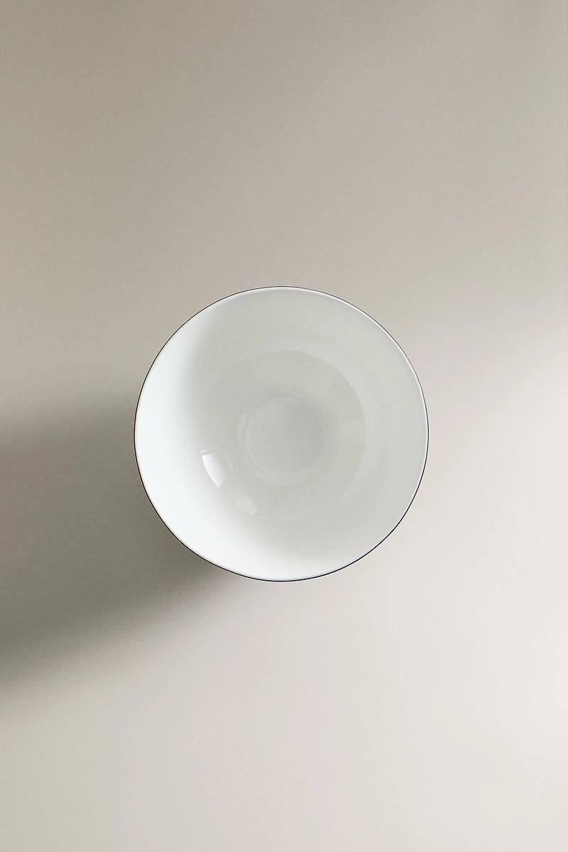 MINIBOL BONE CHINA FILET NOIR