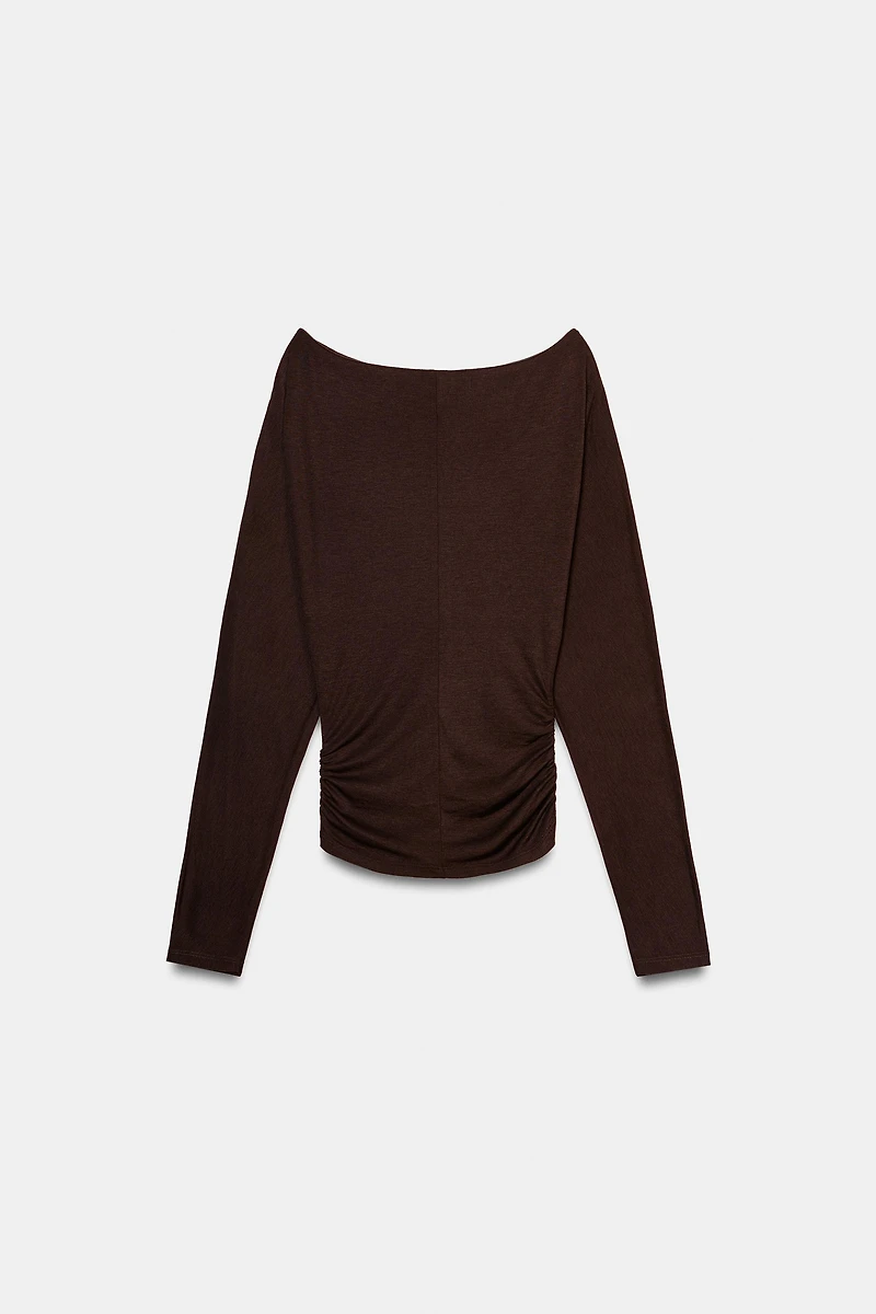 LONG SLEEVE T-SHIRT WITH STUDS