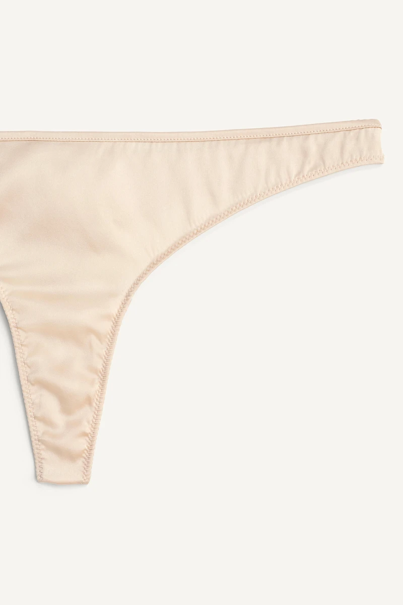 LIMITED EDITION SILK MINIMAL THONG