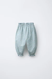 FLORAL PRINT PANTS