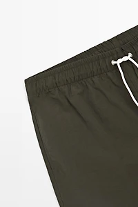 Plain swim trunks
