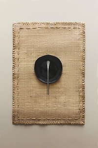 TOPSTITCHED FIBER PLACEMAT