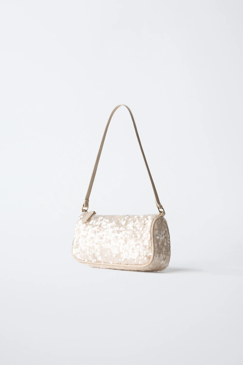 SEQUIN SHOULDER BAG