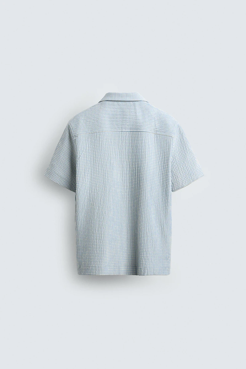 CHEMISE REGULAR FIT SEERSUCKER