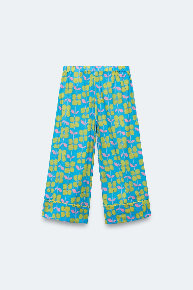 2-14 YEARS / LIMITED EDITION FLORAL PRINT CULOTTES