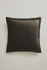 HOUSSE DE COUSSIN COTON CACHEMIRE