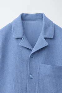RUSTIC SPREAD COLLAR SHIRT