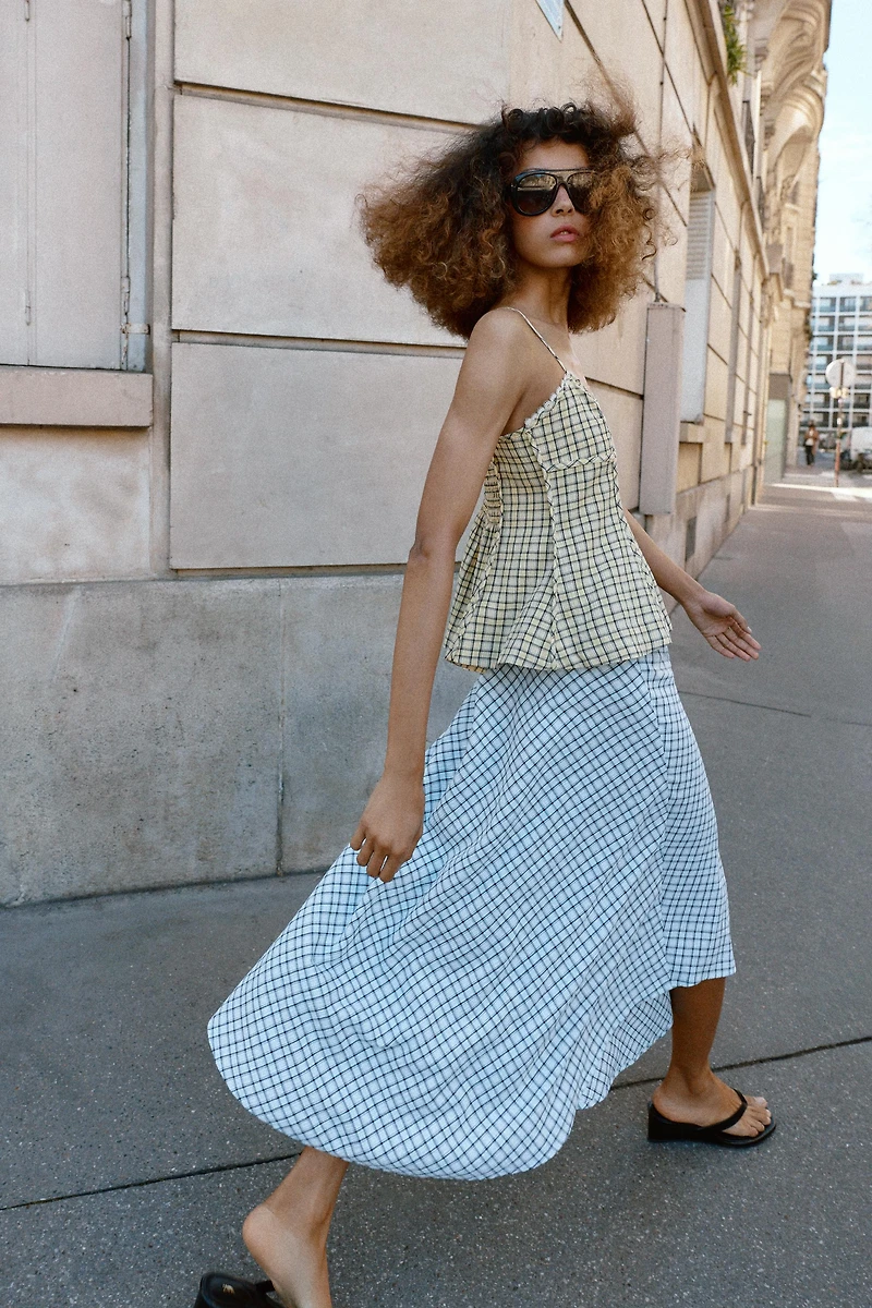 GINGHAM CAMISOLE