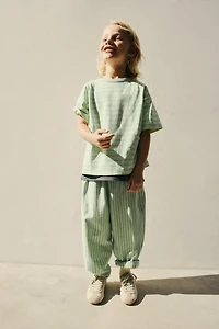 RELAXED STRIPED PANTS