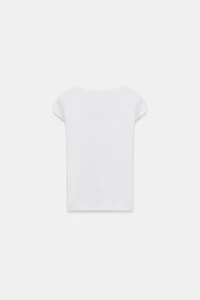 T-SHIRT COL PLONGEANT