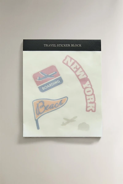 TRAVEL STICKER NOTEBOOK