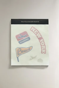 TRAVEL STICKER NOTEBOOK