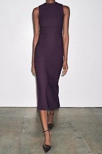 LONG CREPE DRESS
