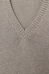 PULL EN GROSSE MAILLE COL V