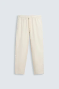 PANTALON COUPE DÉCONTRACTÉE À TEXTURE