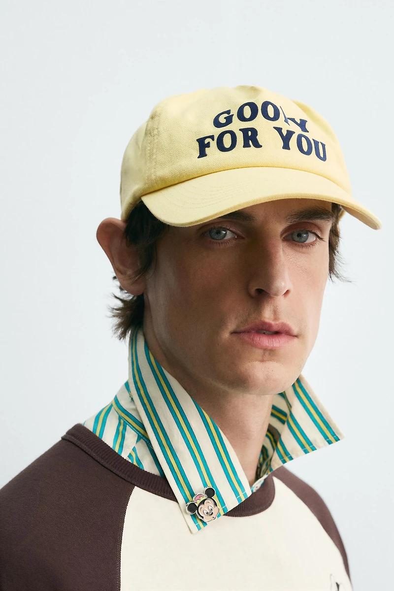 CASQUETTE INSCRIPTION HARRY LAMBERT FOR ZARA X DISNEY