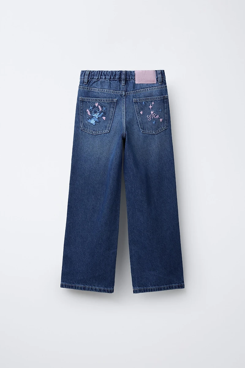 JEAN WIDE LEG BRODÉ LILO & STITCH © DISNEY