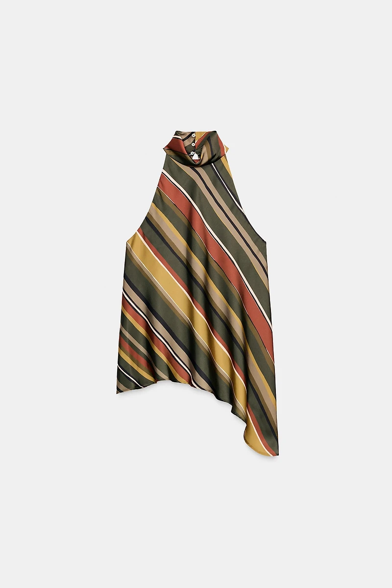 ASYMMETRIC STRIPED TOP