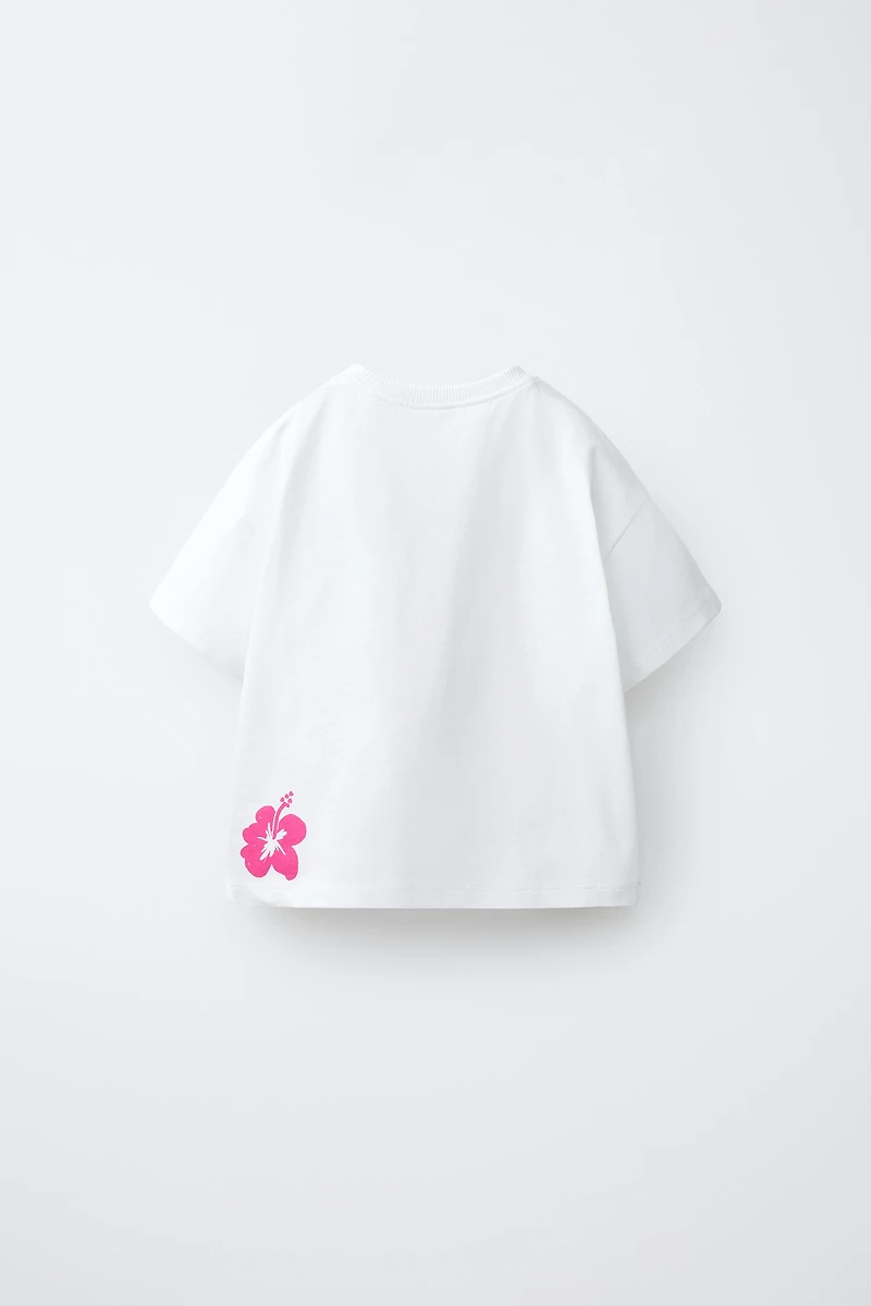 TROPICAL PRINT T-SHIRT