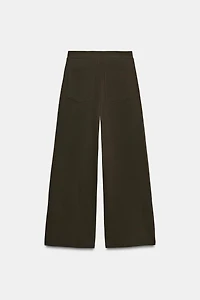 STRAIGHT LEG BUTTON PANTS