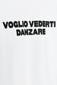 T-SHIRT AVEC INSCRIPTION SUR LE DEVANT