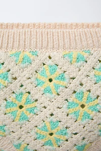 CROCHETED KNIT UNDERWEAR