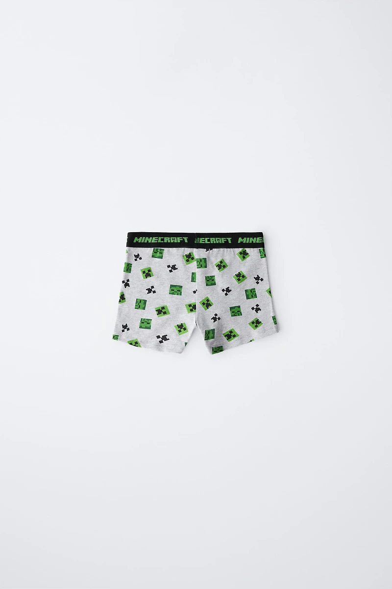 AGES 6-14 / TWO-PACK OF MINECRAFT © MOJANG AB. ™ BOXERS
