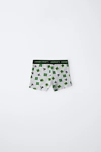 AGES 6-14 / TWO-PACK OF MINECRAFT © MOJANG AB. ™ BOXERS