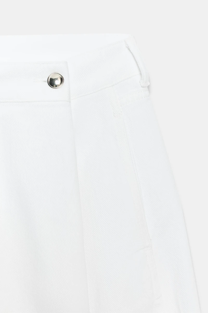 Z1975 DENIM LONG BUTTON SHORTS