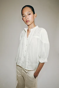 CHEMISE ROMANTIQUE EN COTON ZW COLLECTION