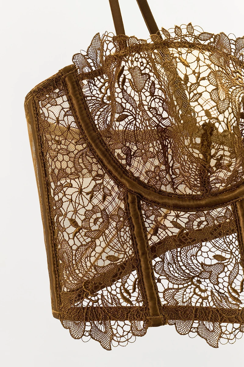 SOUTIEN-GORGE À ARMATURES EN DENTELLE