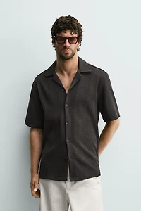 TEXTURED REGULAR FIT SHIRT
