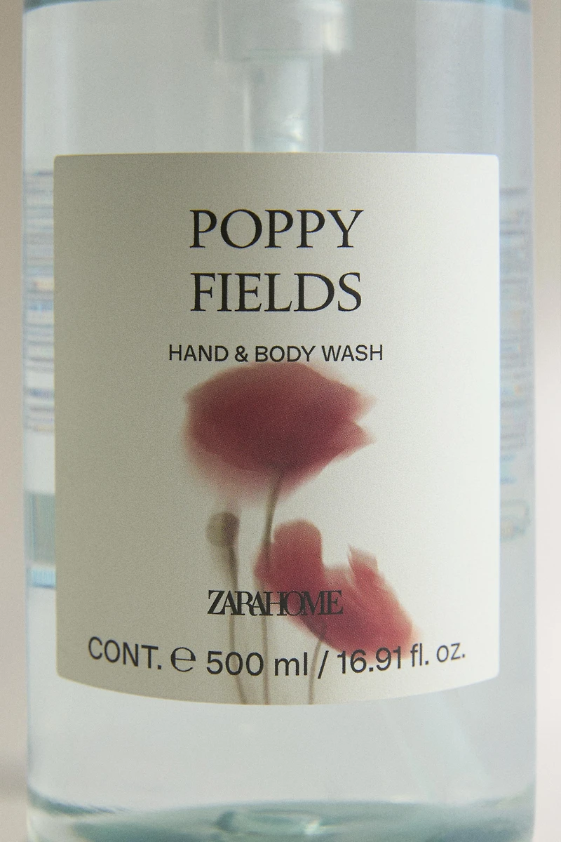 (500 ML) POPPY FIELDS LIQUID SOAP