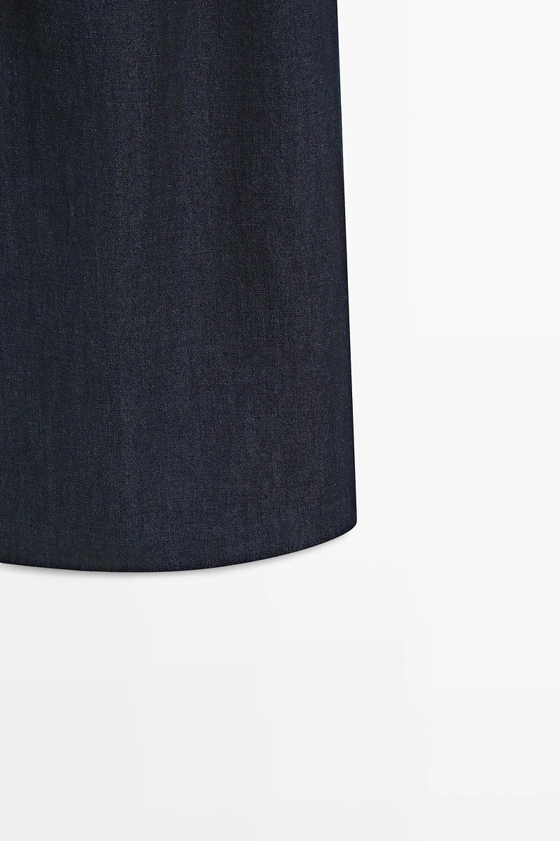 Denim mini dress