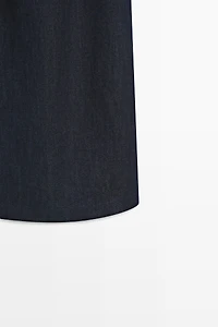 Denim mini dress