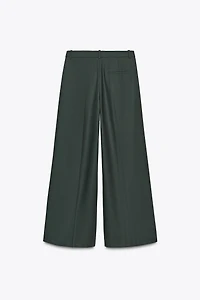 PLEATED WIDE LEG PANTS ZW COLLECTION