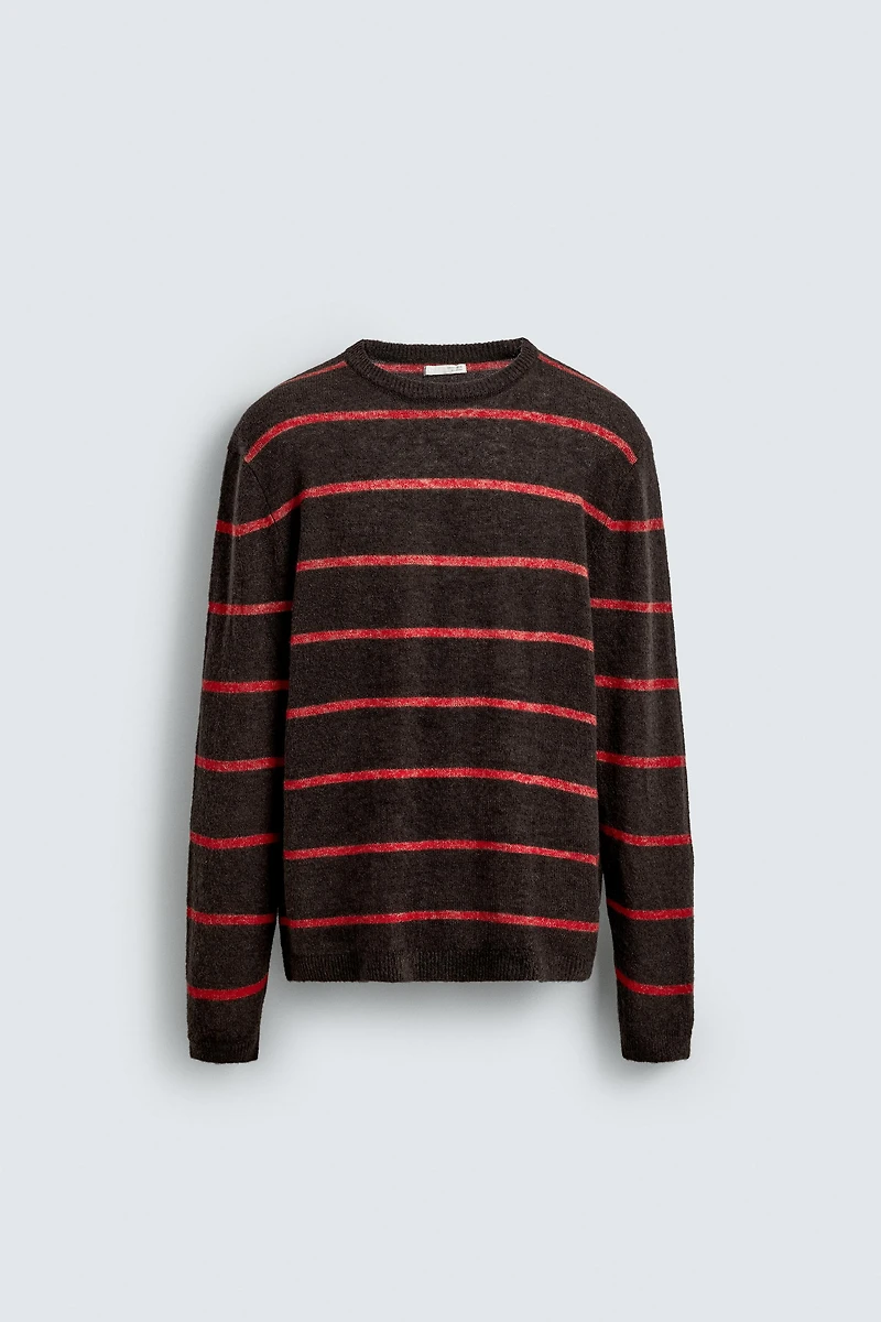 STRIPED WOOL BLEND JUMPER