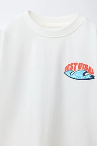 BEST VIBES PRINTED T-SHIRT