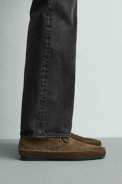 VIBRAM® SOLE LEATHER SHOES AARON LEVINE X ZARA