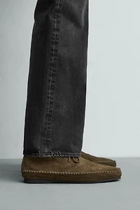 VIBRAM® SOLE LEATHER SHOES AARON LEVINE X ZARA
