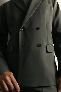 VESTE DE COSTUME CROISÉE CONFORT
