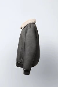 DOUBLE-FACED BOMBER JACKET