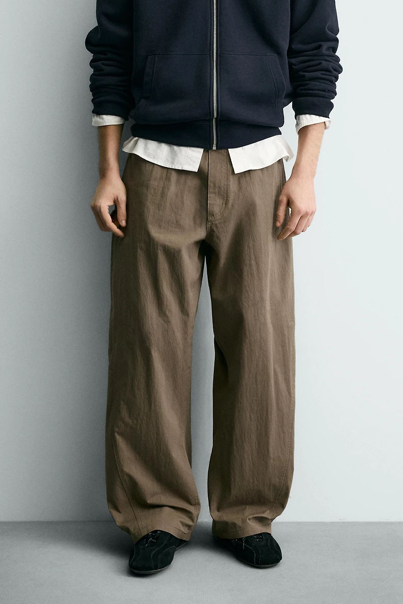 CURVED FIT PANTS